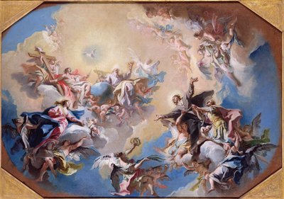 La glorification de Saint Félix et Saint Adauctus - Carlo Innocenzo Carlone